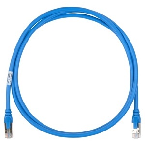 Belden C6F1106020 CAT6+ 24AWG 4-Pair UTP Patch Cord, 20', Blue