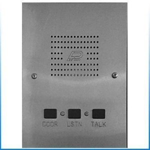 LEE DAN IR-464 4-Wire Flush Mount Stainless Steel Apartment Intercom Stations with Black Metal Plungers