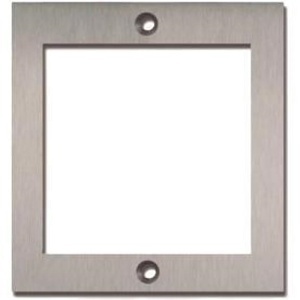 Alpha NX6001 GB2 NEXA Frame for (1) Module, Use with CE610 Flush Box or NX871 Surface Box, Stainless Steel