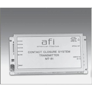 AFI MT-82SL 82SL Series 16-Channel Contact Closure Module Transmitter, Singlemode Fiber