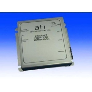 AFI MTX-46-FX-SL-SC-POE+ 46 Series Ethernet To FX Fiber Media Converter, 2 RJ45 Ports, Singlemode, 1-Fiber, PoE+
