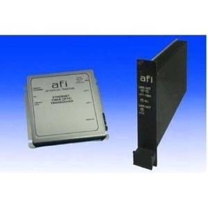 AFI RX-48-LX-ST 48 Series Ethernet LX Fiber Media Converter Rack Card Receiver, ST Connector