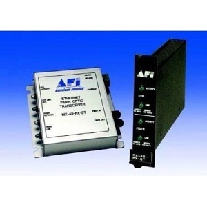 AFI RX-50-FX-SL-ST 50 Series Ethernet To FX Fiber Media Converter Rack Card, 2 RJ45 Ports, Singlemode, 2-Fiber