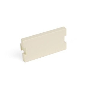 Leviton 41291-1BT Blank MOS Module, 1-Unit High, Light Almond