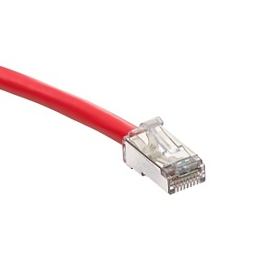 Leviton 6AS10-7R CAT 6A Slimline Patch Cable, 7', Red