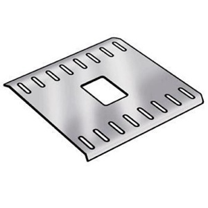 Ortronics FTBP-1RU Horizontal Feed-Through Brush Panel, 1U RMS, Black