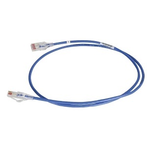 Ortronics RDC61005-06 CAT6A Reduced‑Diameter 28AWG Patch Cord, 5', Blue