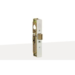 Adams Rite 4911W-35-101-313 Heavy Duty Radius Deadlatch with Weatherstrip, 1-1/8" Backset, Dark Bronze Anodized