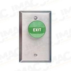 SDC 435U 430 Series Small Mushroom Button Switch, Alternate Action, DPST, Single Gang, 630 Finish