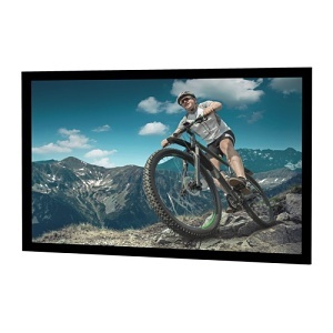 Da-Lite 39091VC Cinema Contour Projection Screen, Fixed Frame Screen with 3" Wide Beveled Frame, 193"