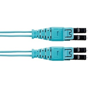 Panduit F92ELQ1Q1SNM046 Fiber Optic Patch Cord, OS2 2-Fiber 1.6mm PC LSZH with Push-Pull Feature, 46m