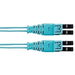 Panduit F92ELQ1Q1SNM048 Fiber Optic Patch Cord, OS2 2-Fiber 1.6mm PC LSZH with Push-Pull Feature, 48m