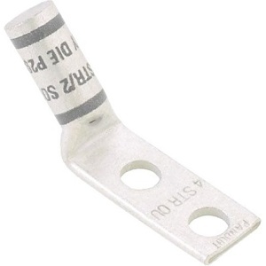 Panduit LCDX1/0-14BH-X Copper Compression Connector Lug, 2-Hole, 1/0AWG
