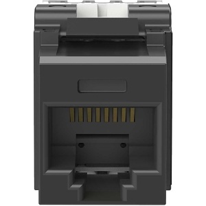 Panduit NK6X88MBL-Q NetKey Cat6A Punchdown Jack Module, 25 Pack