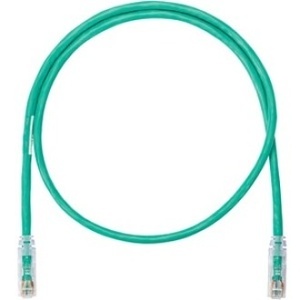 Panduit NK6PC5GRY NetKey CAT6 24AWG UTP Patch Cable, 5', Green