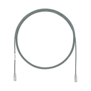 Panduit UTP28X2.5MGY Pan-Net CAT6a 28 AWG Patch Cord, UTP, CM/LSZH, 2.5m, Gray