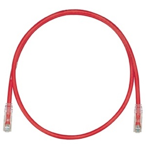 Panduit UTPSP35MRDY CAT6 Copper Patch Cord, UTP, Red