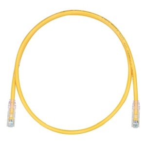 Panduit UTPSP35MYLY CAT6 Copper Patch Cord, UTP, Yellow