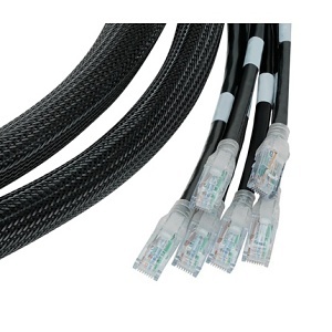 Belden C601100026A06 CAT6 Plus UTP CMR Pre-Term 6, 26', Black