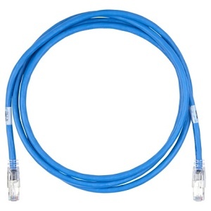 Belden CAF1107009 10GX Tailored Shielded Modular CAT6A Patch Cord, F/UTP, 24/4 Solid, Riser-CMR, 9', Purple