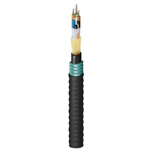 Belden FDSH0485G FD HD-LT Series OS2 48-Fiber Indoor/Outdoor Heavy-Duty Loose Tube Fiber Optic Cable, OFCR Corrugated Steel Tape Armored