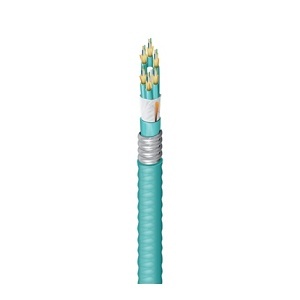 Belden FI3D036AJ FI Distribution Series OM3 36-Fiber Indoor/Outdoor Tight-Buffered Fiber Optic Cable, OFCP Aluminum Interlocked Armored