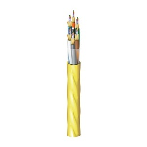Belden FI3D072RK FI Distribution Series OM3 72-Fiber Indoor/Outdoor Tight-Buffered Fiber Optic Cable, OFNR