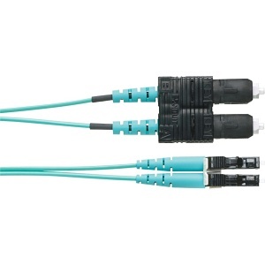 Panduit F92ERLNSNSNM040 Fiber Optic Patch Cord, OS2 2-Fiber 1.6mm PC OFNR Line Card1 Duplex/Silver Coated Copper Duplex, Standard, 40m