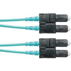 Panduit FX23LSNSNSNM043 Fiber Optic Patch Cord, OM3 2-Fiber 3mm PC LSZH Silver Coated Copper Duplex Standard, 43m