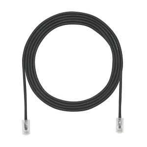 Panduit UTP28X25BL CAT6a 28 AWG UTP Patch Cord, 25', Black
