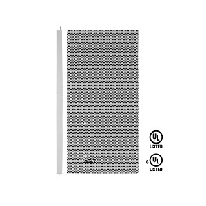 Valcom S-521B Lay-In Ceiling Speaker with Volume Control, 25/70V, 1' x 2'