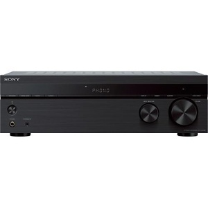 Cleerline STRDH190 2.0-Channel Stereo Receiver with Bluetooth and Phono Input for Turntables, Black