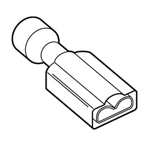 Panduit DNF14250FIBX-L Female Disconnect Nylon Fully Insulated Connectors