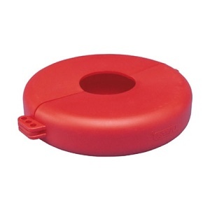 Panduit PSL-V9 Gate Valve Lockout Device for 6.5-10" Diameter Handle, Red