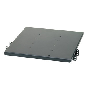 Panduit SRM19X18A1 Rack Mount Shelf, 1 RU, Steel, Black