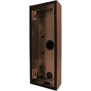 DoorBird 423860780 Surface-Mounting Housing for D2102V/D2103V/D2101FV IP Video Door Stations, Bronze-Finish Stainless Steel