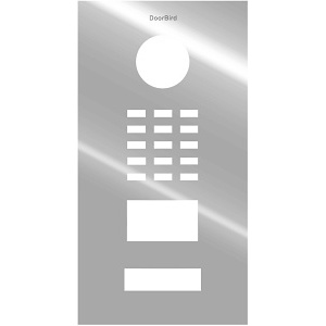DoorBird D2101V Front Panel, Polish Chrome (POLISH.CHROME)