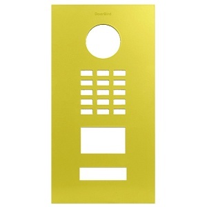 DoorBird D2101V Front Panel, Sulfur Yellow (RAL 1016)