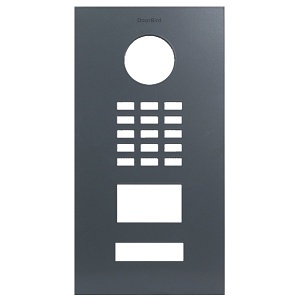 DoorBird D2101V Front Panel, Slate Grey (RAL 7015)