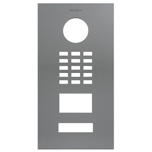 DoorBird D2101V Front Panel, Grey Aluminuim (RAL 9007)