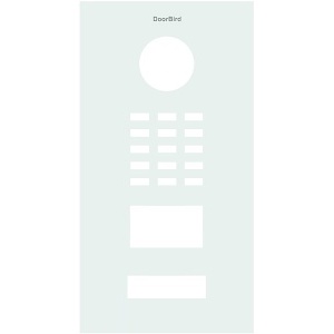 DoorBird D2101V Front Panel, Traffic White (RAL 9016)