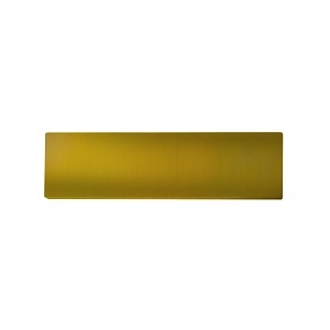 DoorBird D21X Nameplate for Call Button, Not Engraved, Brushed Gold (BRUSHEDGOLD)