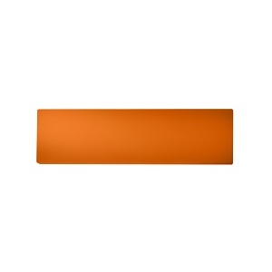 DoorBird D21X Nameplate for Call Button, Not Engraved, Pure Orange (RAL 2004)
