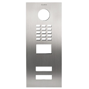 DoorBird D2102V Front Panel, Brushed Aluminum (BRSHV4A)