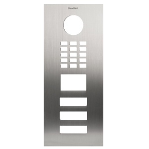 DoorBird D2103V Front Panel, Brushed Aluminum Finish (BRSHV4A)