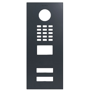 DoorBird D2102V Front Panel, Anthracite Grey (RAL 7016)