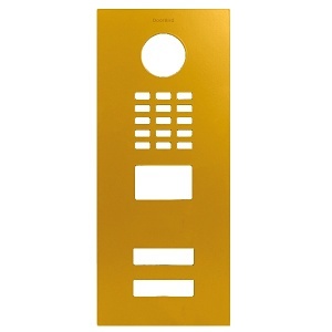 DoorBird D2102V Front Panel, Golden Yellow (RAL 1004)