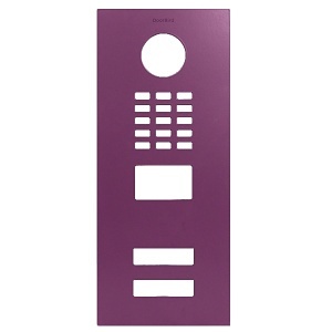 DoorBird D2102V Front Panel, Traffic Purple (RAL 4006)