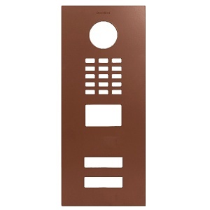 DoorBird D2102V Front Panel, Copper Brown (RAL 8004)
