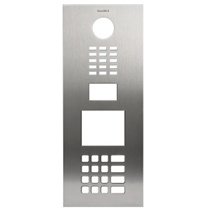 DoorBird D21DKV Front Panel, Brushed Aluminum (BRSHV4A)